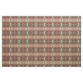 Orange Red Brown Blue Native Tribal Mosaik Muster Stoff (Fat Quarter (45,7 x 55,9 cm))