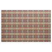 Orange Red Brown Blue Native Tribal Mosaik Muster Stoff (Yard (91,4 cm))