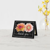 Orange Red Dahlias Hübsch Floral Bouquet Vielen Da Karte (Gelbe Blume)