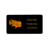 Orange Red Devil Cichlid Adressaufkleber (Vorne)