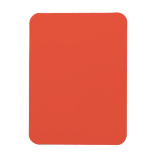 Orange Red #EC553E, helles Kupfer Magnet