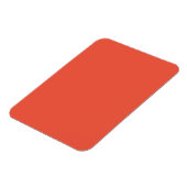 Orange Red #EC553E, helles Kupfer Magnet (Linke Seite)