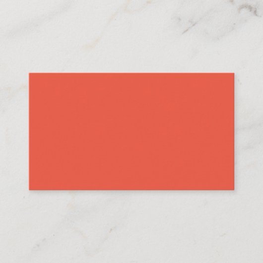 Orange Red #EC553E, helles Kupfer Terminkarte (Vorderseite)