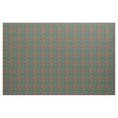 Orange Red Flame Green Blue Zigzag Muster Fabric Stoff (Yard (91,4 cm))