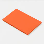 Orange Red Simple 10" x 6" Post-it Klebezettel (angewinkelt)