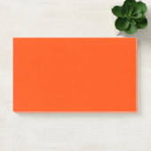 Orange Red Simple 10" x 6" Post-it Klebezettel (Büro)