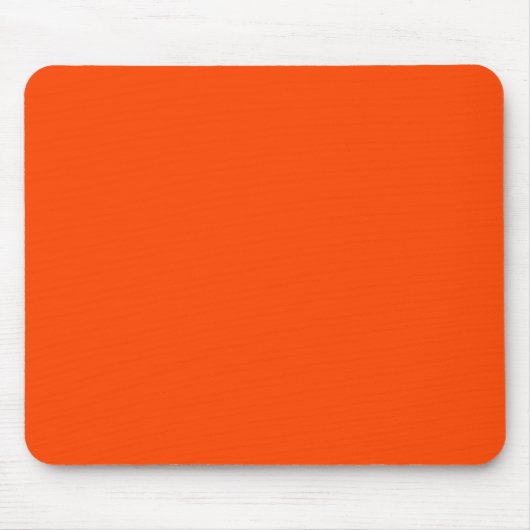 Orange Red Solid Color Mousepad (Vorne)