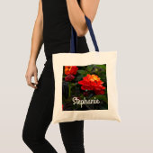 Orange Red Trailing Lantana #1-2 Tote Bag Tragetasche (Vorderseite (Produkt))