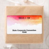 Orange Red Watercolor, benutzerdefinierter Name de (Insitu)