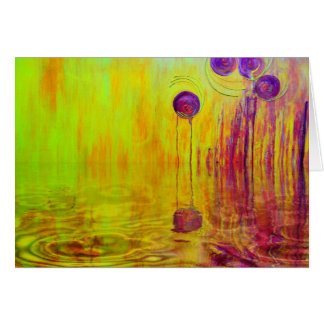 Orange Reflexions-orange und rote abstrakte Kunst