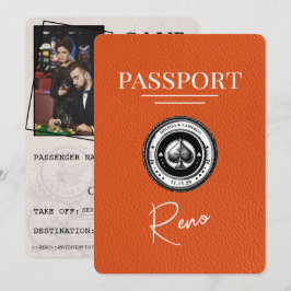 Orange Reno Passport Save the Date