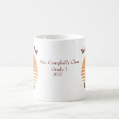 Orange/Retriever für den lustigen Lehrer Kaffeetasse (Mittel)