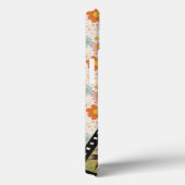 Orange Retro Daisy 4 Foto Horse Collage Name Case-Mate iPhone Hülle (Rückseite / Rechts)