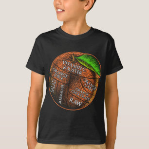 Orange Rezepte Fruit Lover Gesunde Vegane Frische T-Shirt