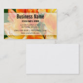 Orange Rhododendron-Blumen Visitenkarte (Vorne/Hinten)