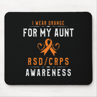 Orange Ribbon bricht Bewusstsein für meine Tante N Mousepad