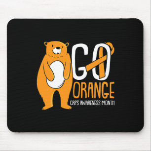 Orange Ribbon Crps Sensibilisierungskomplex Region Mousepad