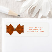 Orange Ribbon & Diamonds Bridal Dusche Einladung (Insitu)