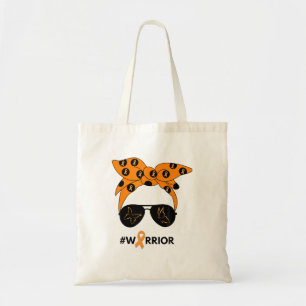 Orange Ribbon Krebs Krieger Bandana Unbre Tragetasche