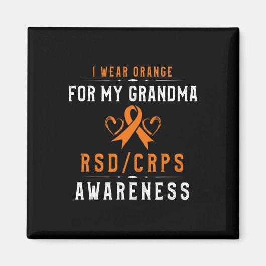 Orange Ribbon Krpsrsd Awareness of Oma from S Magnet (Vorne)