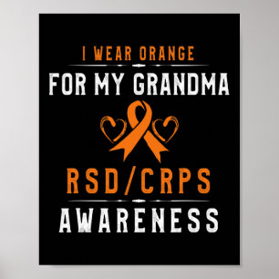 Orange Ribbon Krpsrsd Awareness of Oma from S Poster