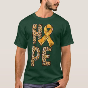 Orange Ribbon Leopard Print HOPE ADHD Überlebende T-Shirt