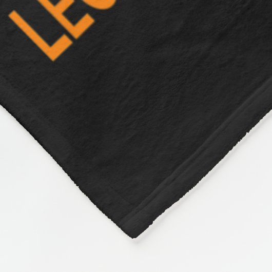 Orange Ribbon Leukämie Krebsbewusstsein Monat Fleecedecke (Ecke)