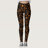 Orange Ribbon Multi Print...RSD/CRPS Leggings (Vorderseite)