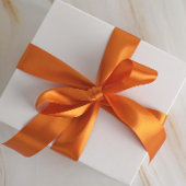 Orange Ribbon Satinband
