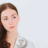 Orange Ribbon Schwerter Multiple Sklerose Bewussts Button