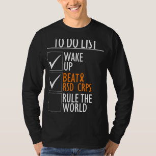 Orange Ribbon Survivor, um Rsd-Crps als Beat-Liste T-Shirt