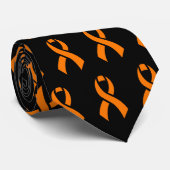 Orange Ribbons Krawatte (Gerollt)