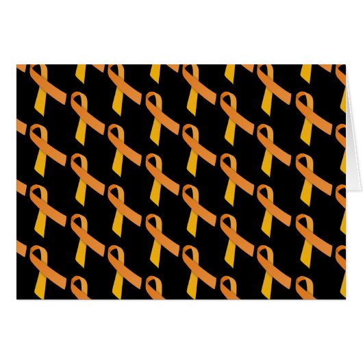 Orange Ribbons Tiled Pattern (Vorderseite (Horizontal))