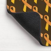 Orange Ribbons Tiled Pattern Mousepad (Ecke)