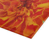 Orange Ringelblume Schneidebrett (Ecke)