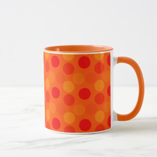 Orange-Ringer-Tasse Tasse (Rechts)