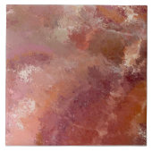 Orange-Riss-Pastell-Keramikfliese Fliese (Vorderseite)