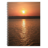 Orange River Sunset Notebook Notizblock (Vorderseite)