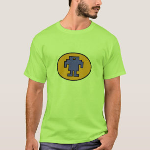 Orange Roboter T-Shirt