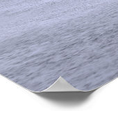 Orange Rooster Santa Claus Poster (Ecke)