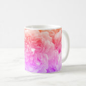 Orange, Rosa, Lila Rose Kaffeetasse (VorderseiteRechts)
