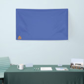Orange, Rosa und Weiß Vinyl Banner (Messeveranstaltung)