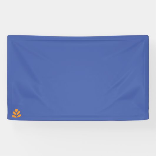 Orange, Rosa und Weiß Vinyl Banner (Horizontal)