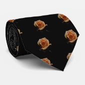 Orange Rose 1 Krawatte (Gerollt)