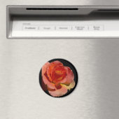 Orange Rose 2 Magnet (In Situ (Geschirrspüler))