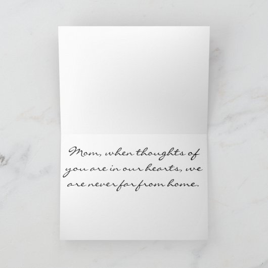 Orange Rose 2 Muttertag Karte (Innenseite)