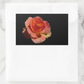 Orange Rose 2 Rechteckiger Aufkleber (Tasche)