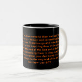 Orange Rose 3 Zweifarbige Tasse (VorderseiteRechts)