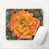 Orange Rose Art Mouse Pad Mousepad (Mit Mouse)