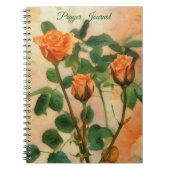 Orange Rose Art Prayer Journal Notizblock (Vorderseite)
